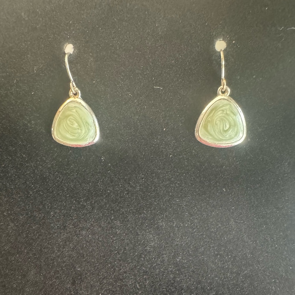 Silver and blue/gray Earrings